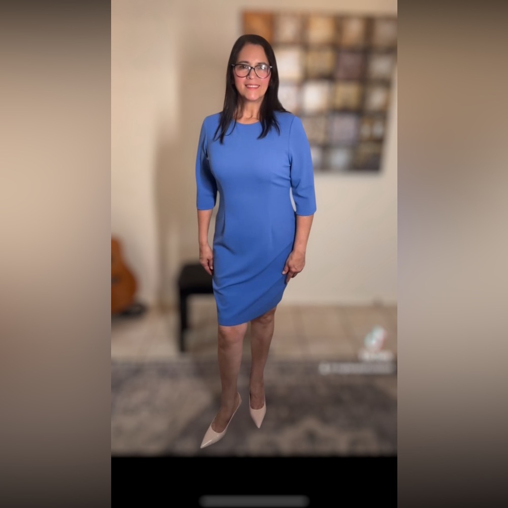 ANTONIO MELANI Vibrant Blue Dress